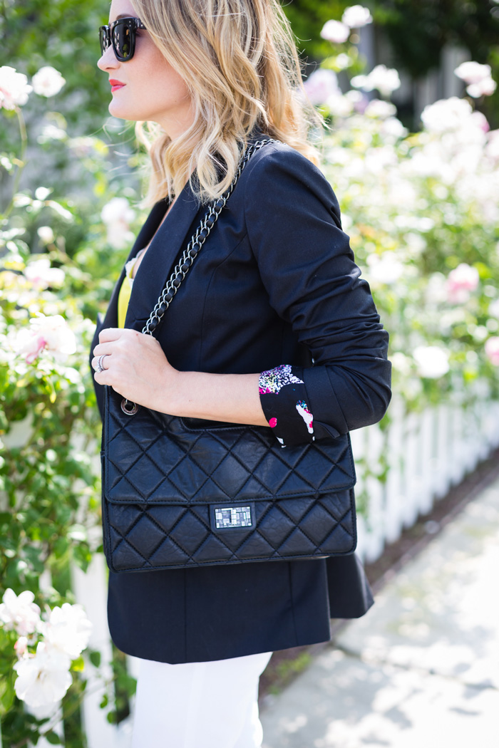 black quilted chanel reissue bag