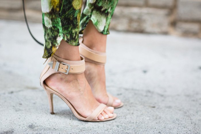 nude ankle strap sandals
