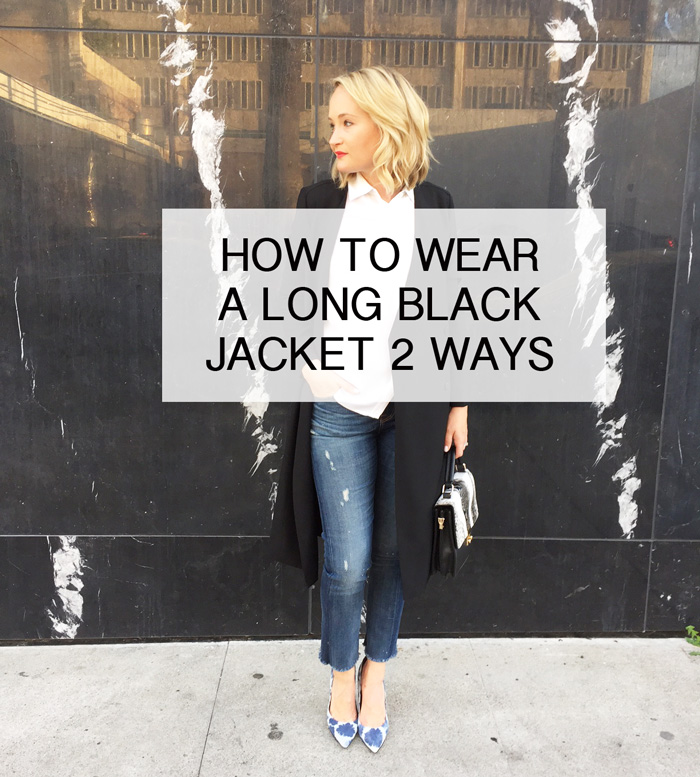 BLACK JACKET TWO WAYS