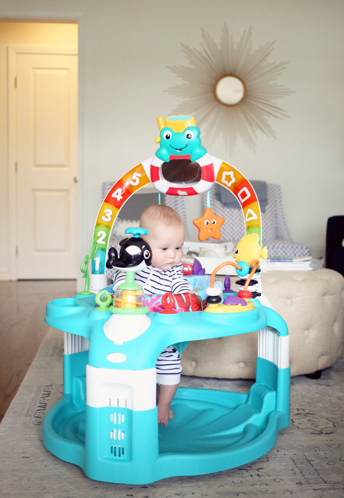 baby einstein 2 in 1 lights and sea activity gym and saucer