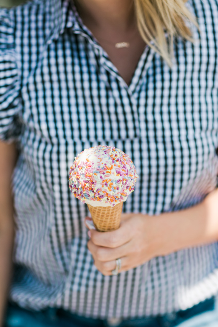 sprinkle ice cream cone