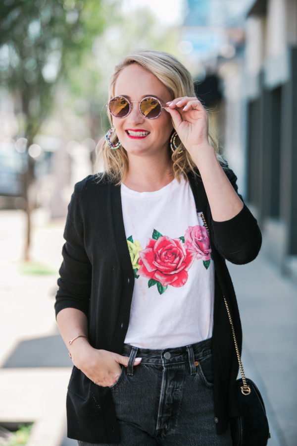 WILDFOX ROSE TEE - The Style Editrix