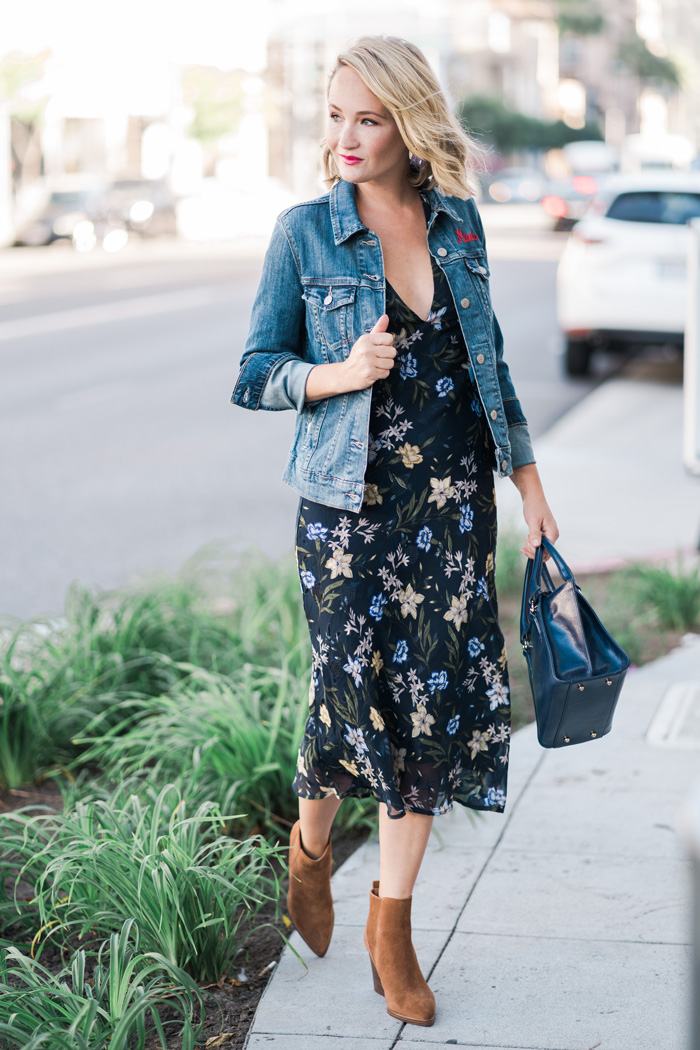 FALL FLORAL DRESS - The Style Editrix