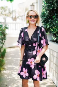 kate spade floral mini dress